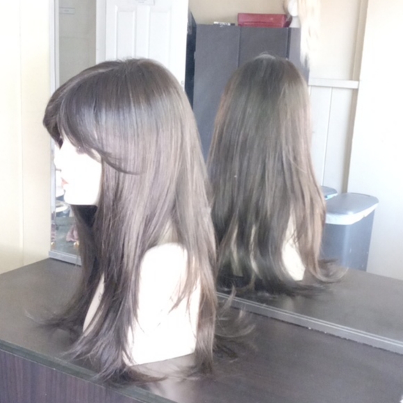 Angela Dark Chocolate Mono top wig - Picture 4 of 14